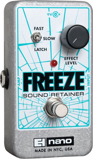Electro-Harmonix Freeze Sound Retainer Compression Guitar Effects Pedal