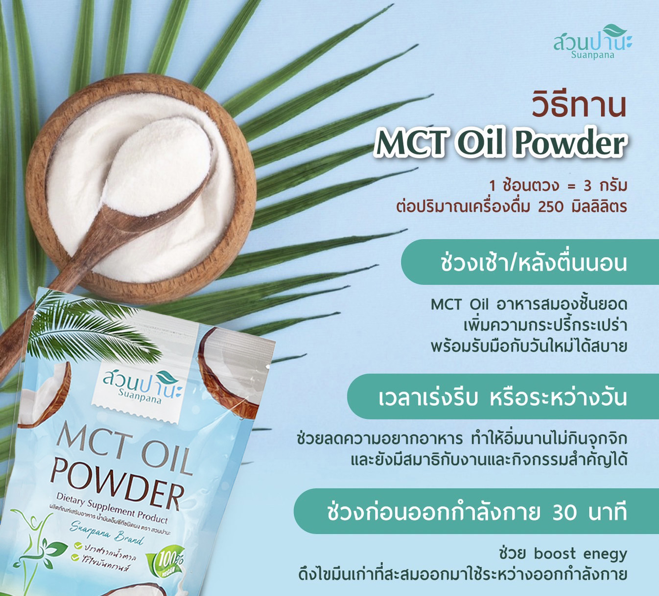 MCT Oil Powder ( MCT ชนิดผง )