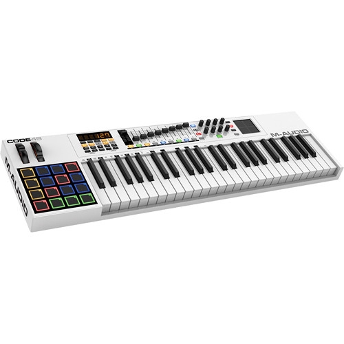 M-Audio Code 49 - 49-Key USB/MIDI Keyboard Controller with X/Y Touch Pad (White)