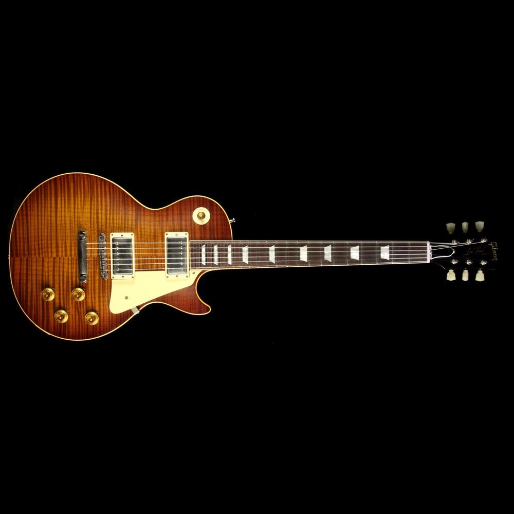 Gibson Custom Shop Music Zoo Exclusive Roasted Standard Historic 1959 Les Paul Reissue Electric Guitar - Iced Tea