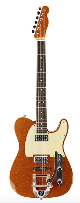 Fender Custom Shop Double TV Jones Telecaster Relic Electric Guitar with Bigsby