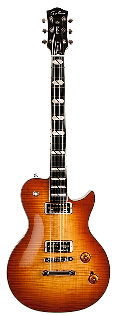 Godin Summit Classic Supreme LTD Electric Guitar Cognac Burst