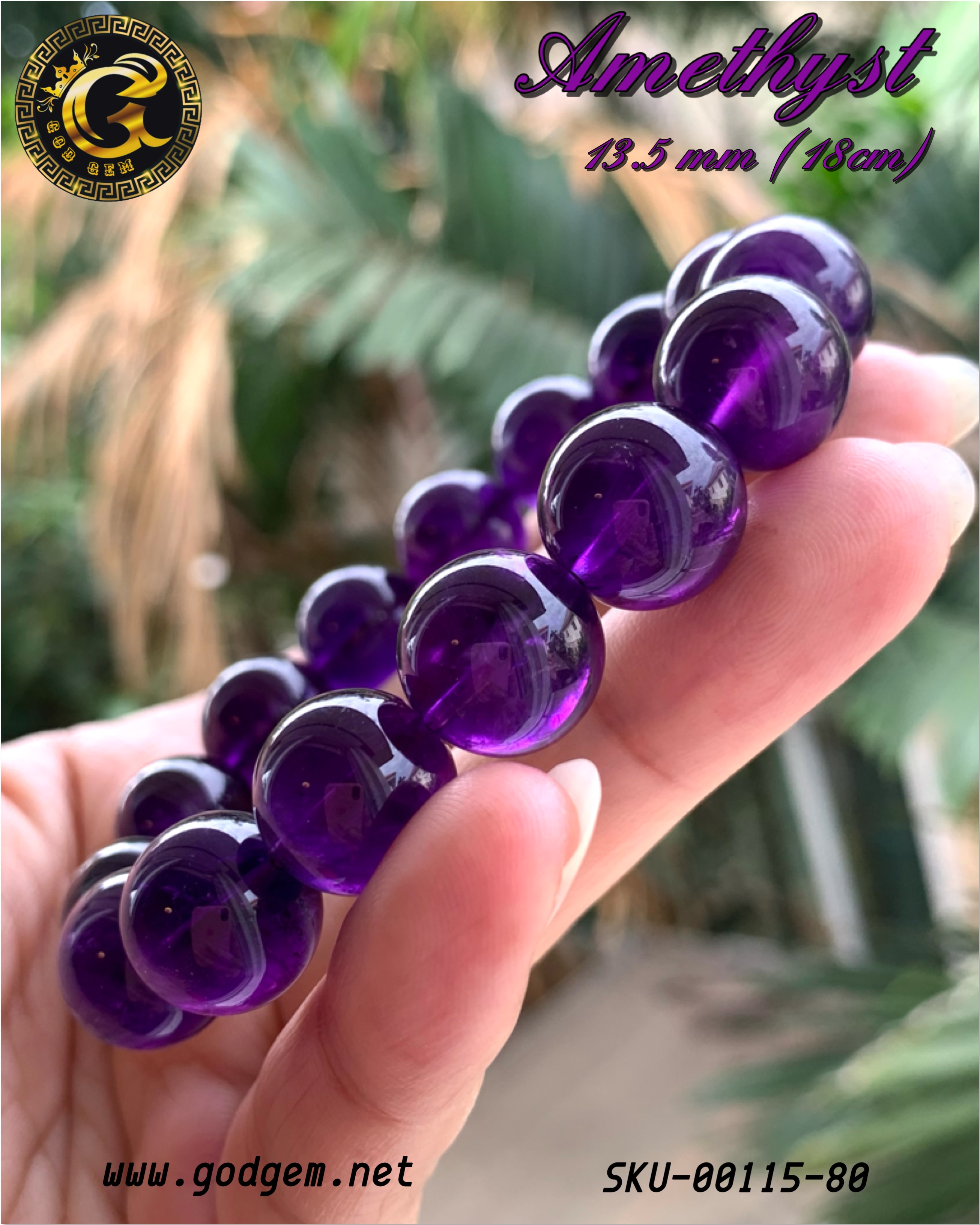 ข้อมือหินอเมทีสต์ อุรุกวัย