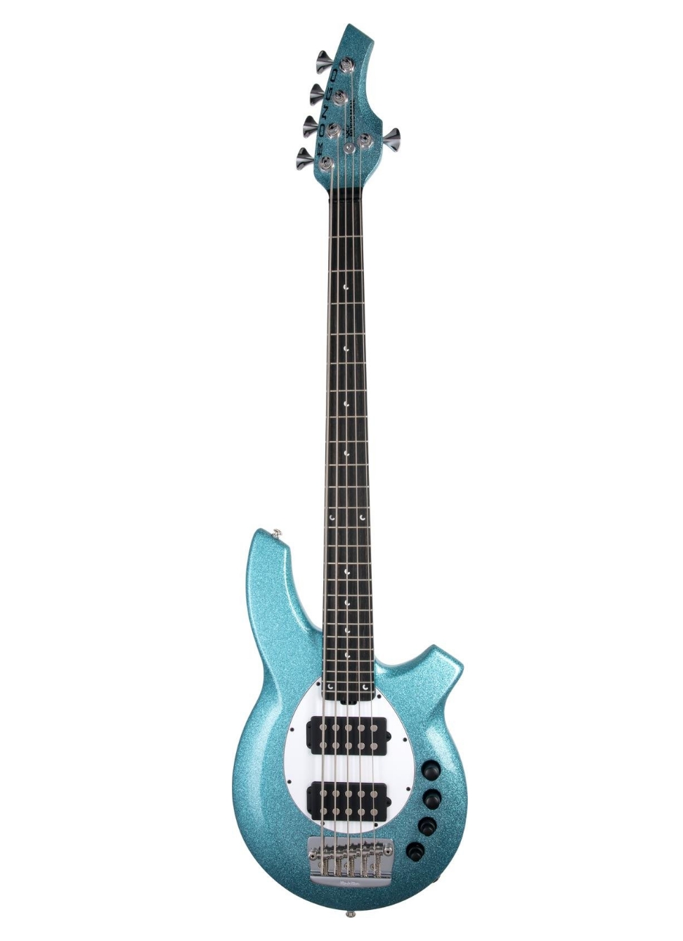 Ernie Ball Music Man Bongo 5 HH - Aqua Sparkle
