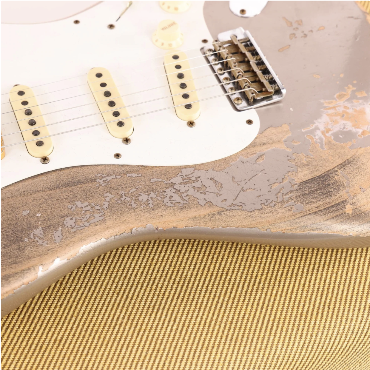 Fender Custom Shop 1956 Stratocaster Super Heavy Relic Faded Shoreline Gold