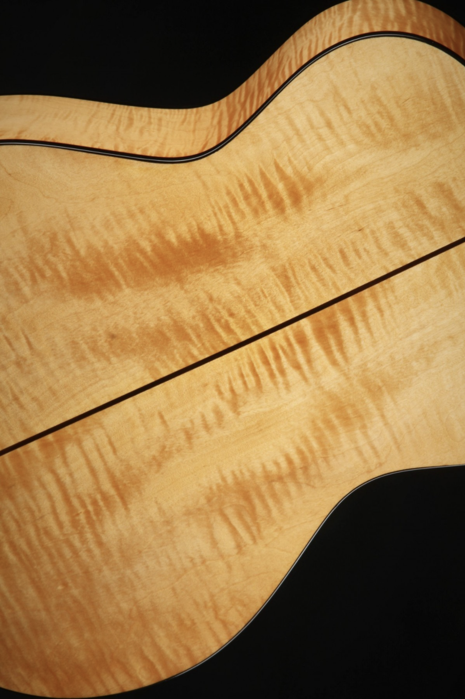 Jeff Jewitt OM-MPL Deep Body - Flame Maple/Engelmann