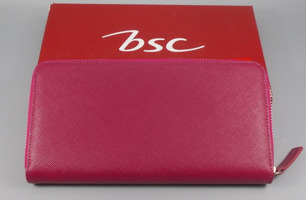 กระเป๋าสตางค์ bsc ชมพู ใหม่ แท้