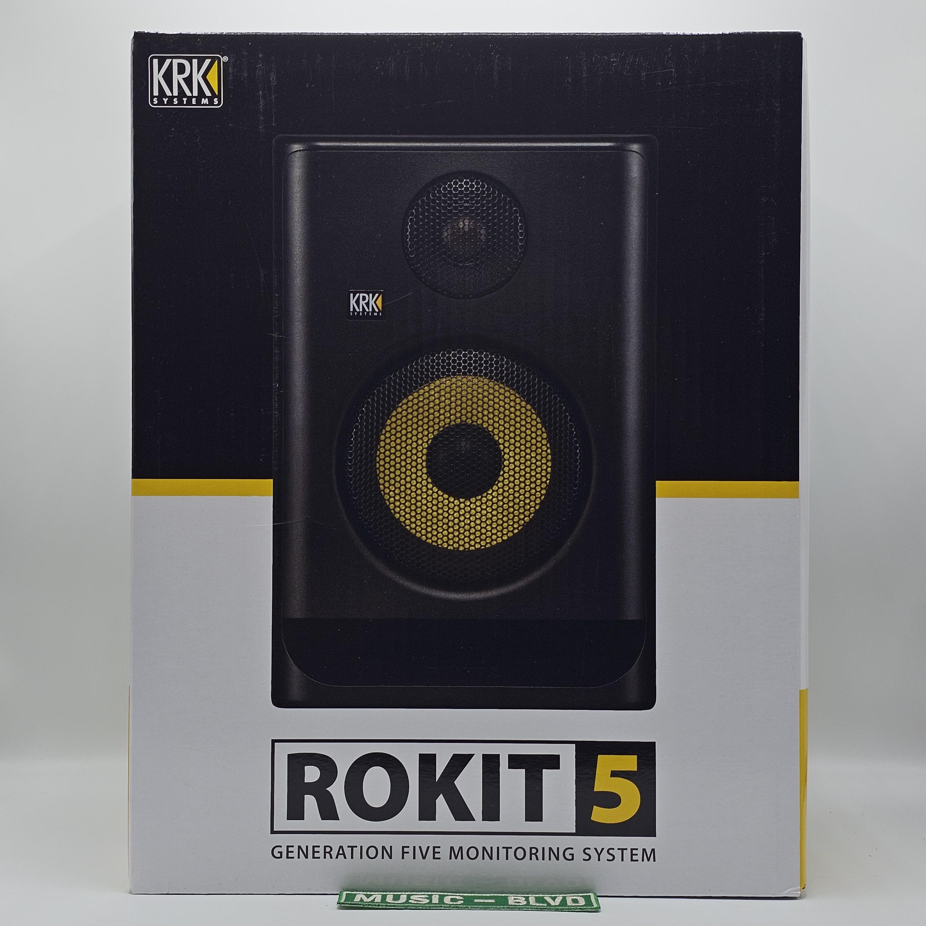 KRK ROKIT 5 G5 5" 2-Way Active Studio Monitor (Black, Pair)