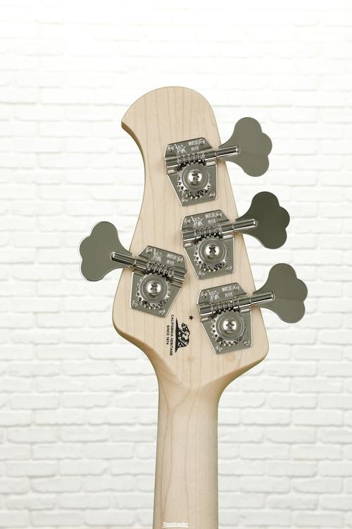 Ernie Ball Music Man StingRay 4H SLO Special - Chili Red with Black Pickguard, Maple Fingerboard