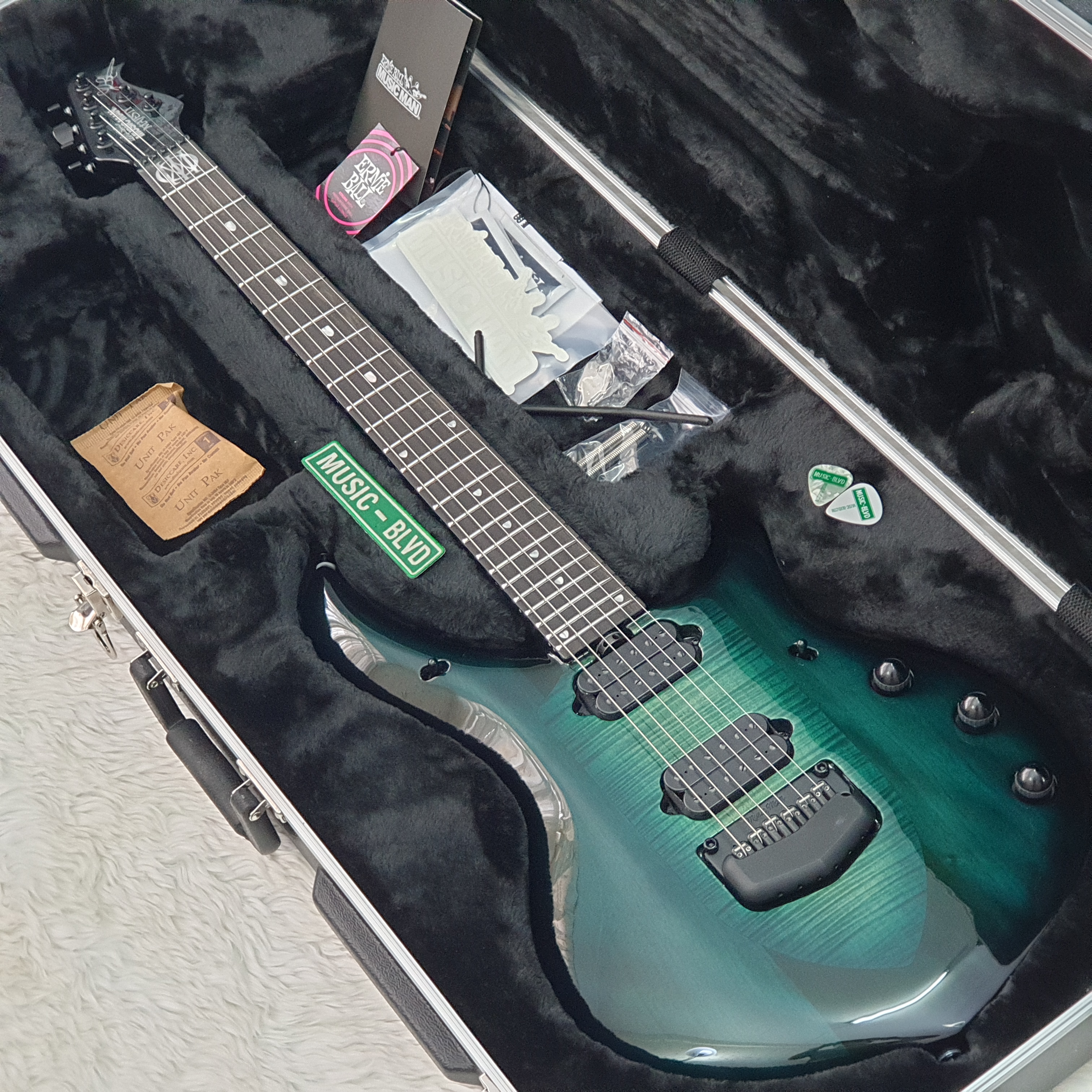 Ernie Ball Music Man John Petrucci Majesty Electric Guitar - Enchanted Forest