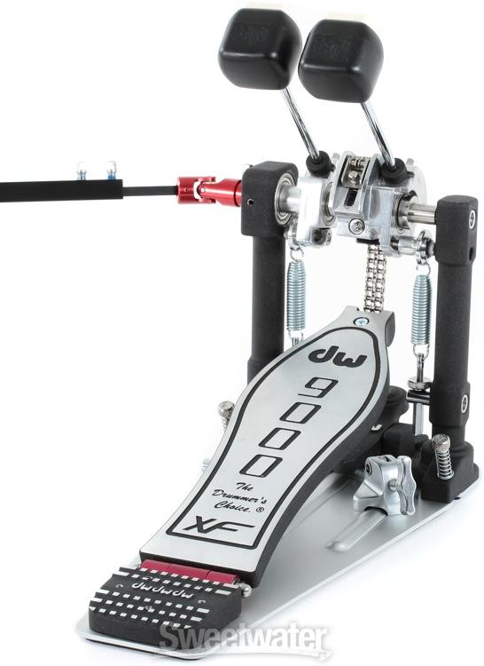 DW 9000 Series Double Bass Drum Pedal with eXtended Footboard