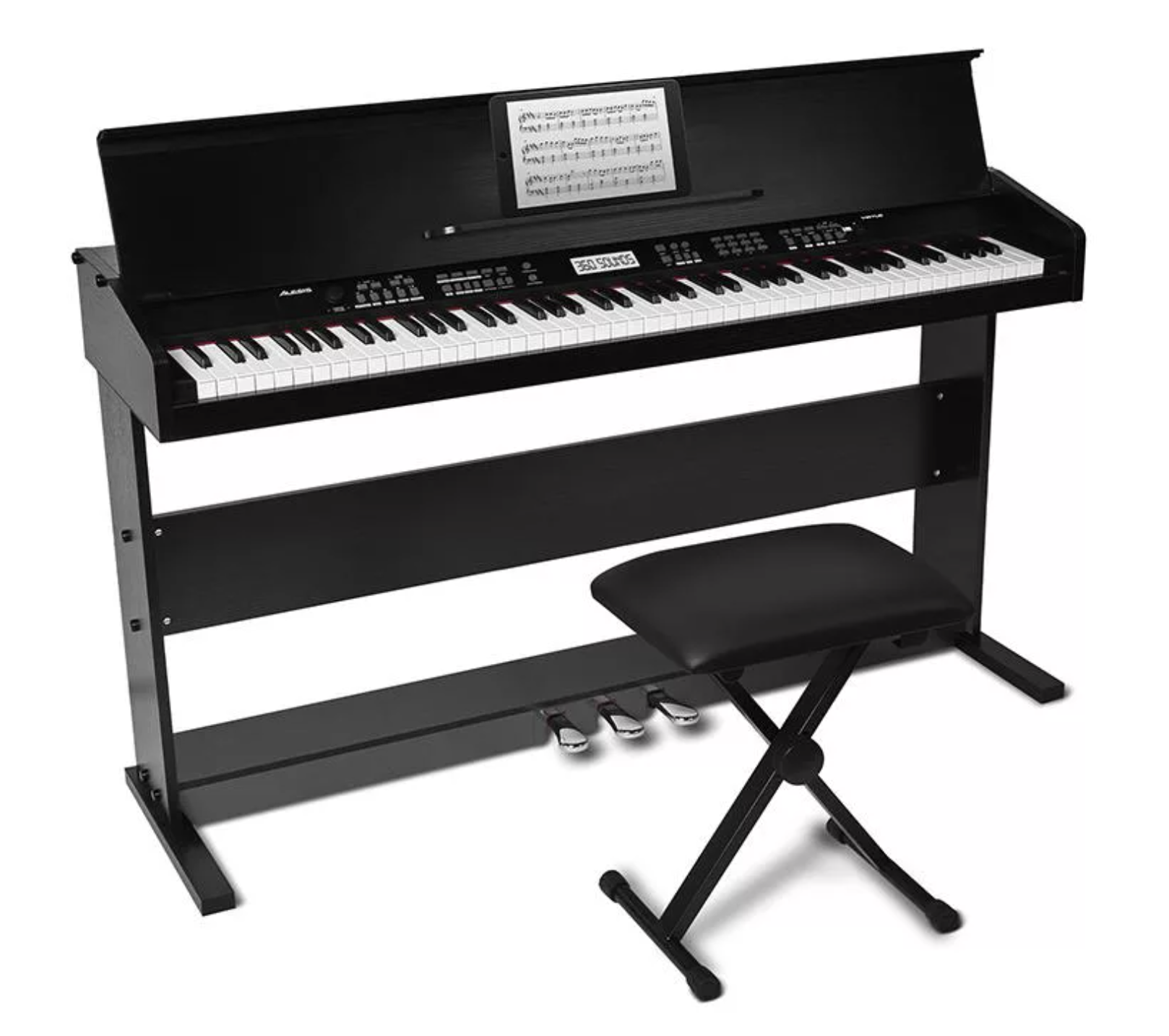 Alesis Virtue 88-key Digital Piano with Wood Stand & Bench