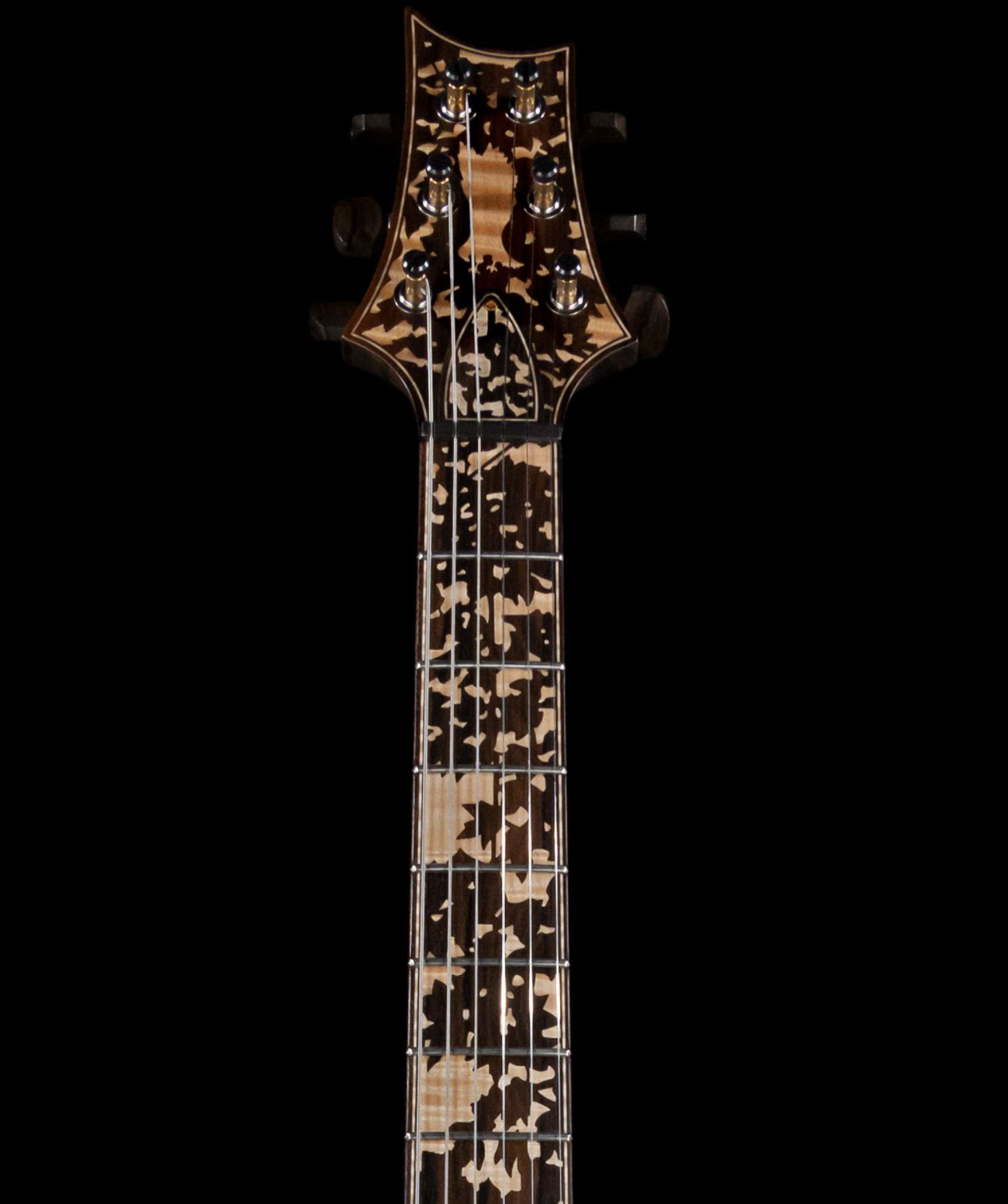 PRS Private Stock 9412 Custom 24 Piezo Ziricote Top and Back Maple and Ziricote Board Natural