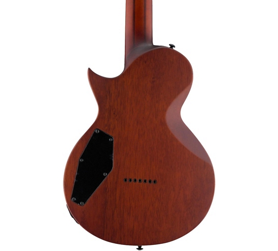 ESP LTD Zach Householder ZH-7 Baritone Electric Guitar - Black Aqua Satin