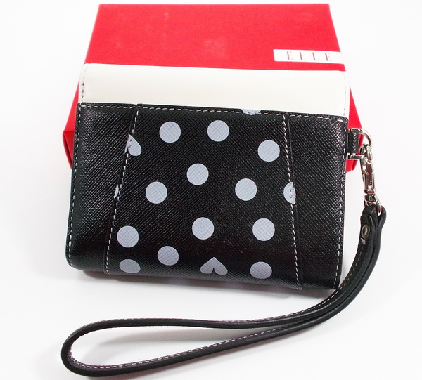 กระเป๋าสตางค์ ELLE ดำ-ขาว ใหม่ แท้