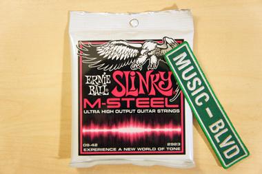 Ernie Ball 2923 M-Steel Super Slinky Electric Guitar Strings