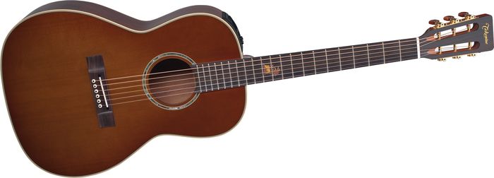 Takamine TFF87PT New Yorker Body Koa Acoustic-Electric Guitar