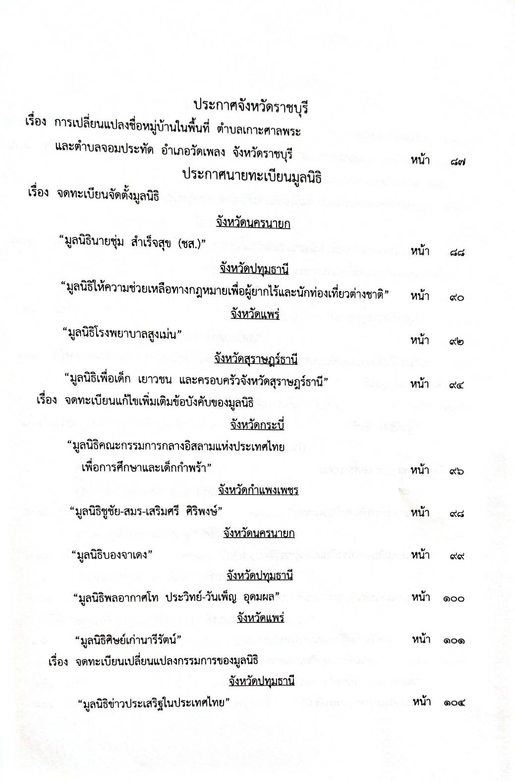 กฎหมายใหม่ 12/64 ประกาศกระทรวงมหาดไทย การเสียสัญชาติฯ ประกาสศาลเยาวชนและครอบครัวจังหวัด.. ฯลฯ