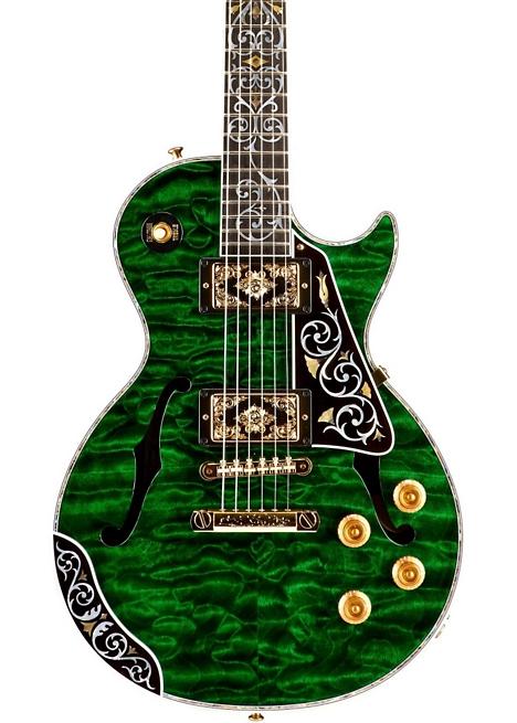 Gibson Custom Bella Voce Electric Guitar - Transparent Green