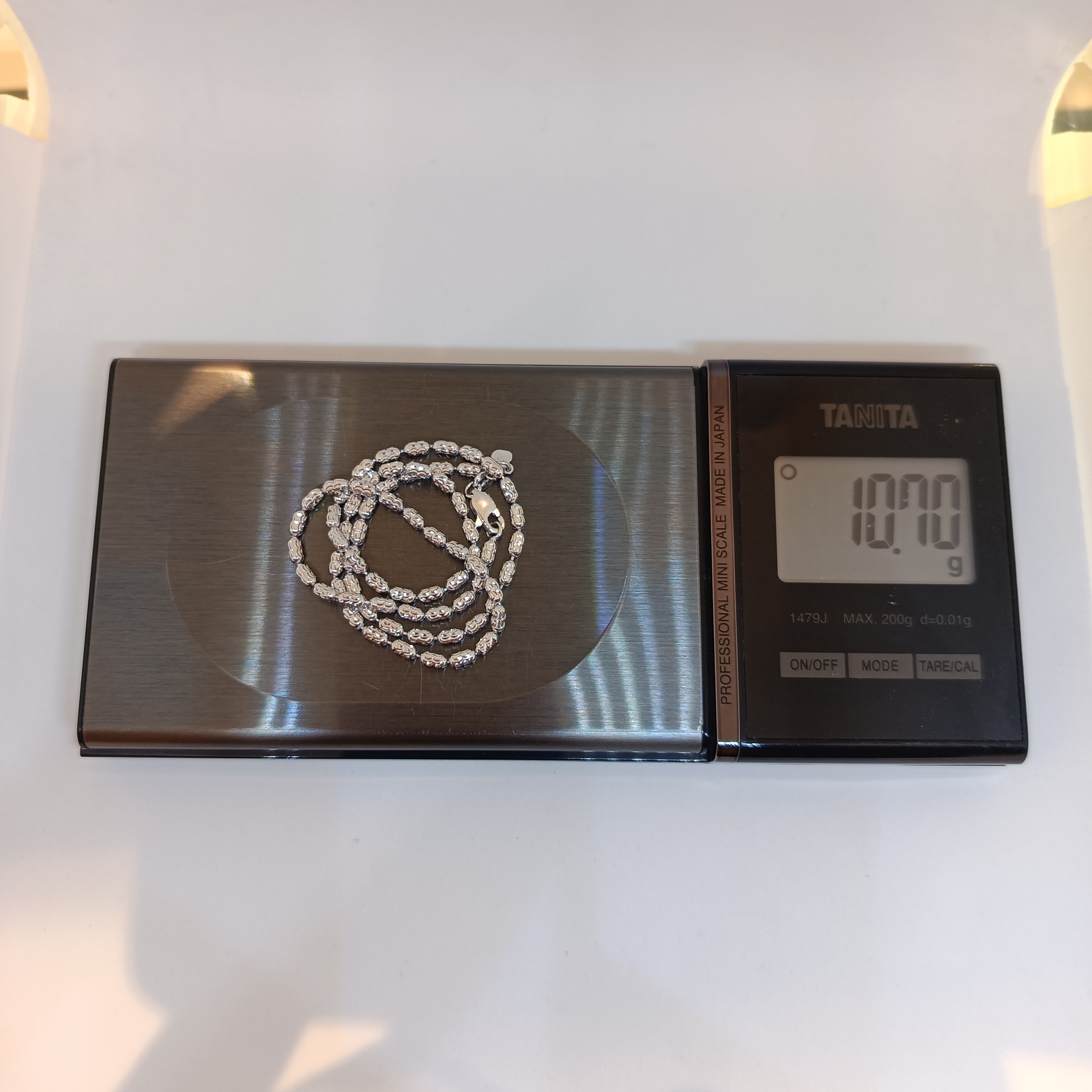 สร้อยทองอิตาลี่ ลายแฟนซี เมล็ดข้าวเจียระไนเหลี่ยมก้นหอย เล่นไฟมากๆครับ