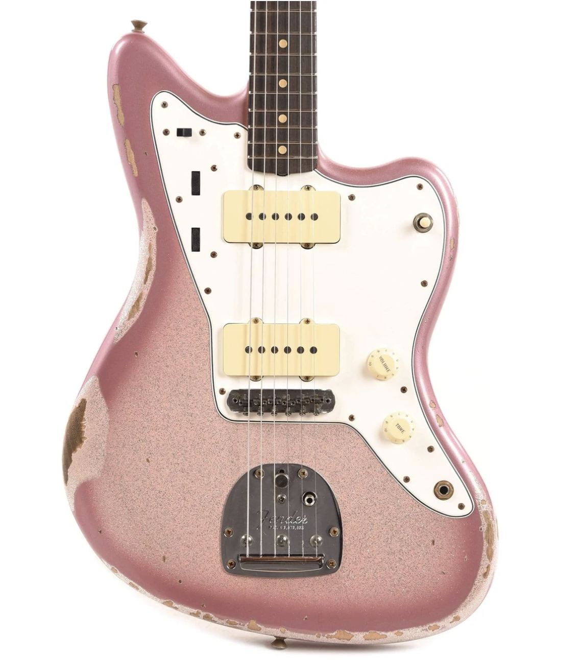 Fender Custom Shop 1962 Jazzmaster "Chicago Special" Relic Super Faded Shell Pink/Burgundy Mist Sparkle Burst