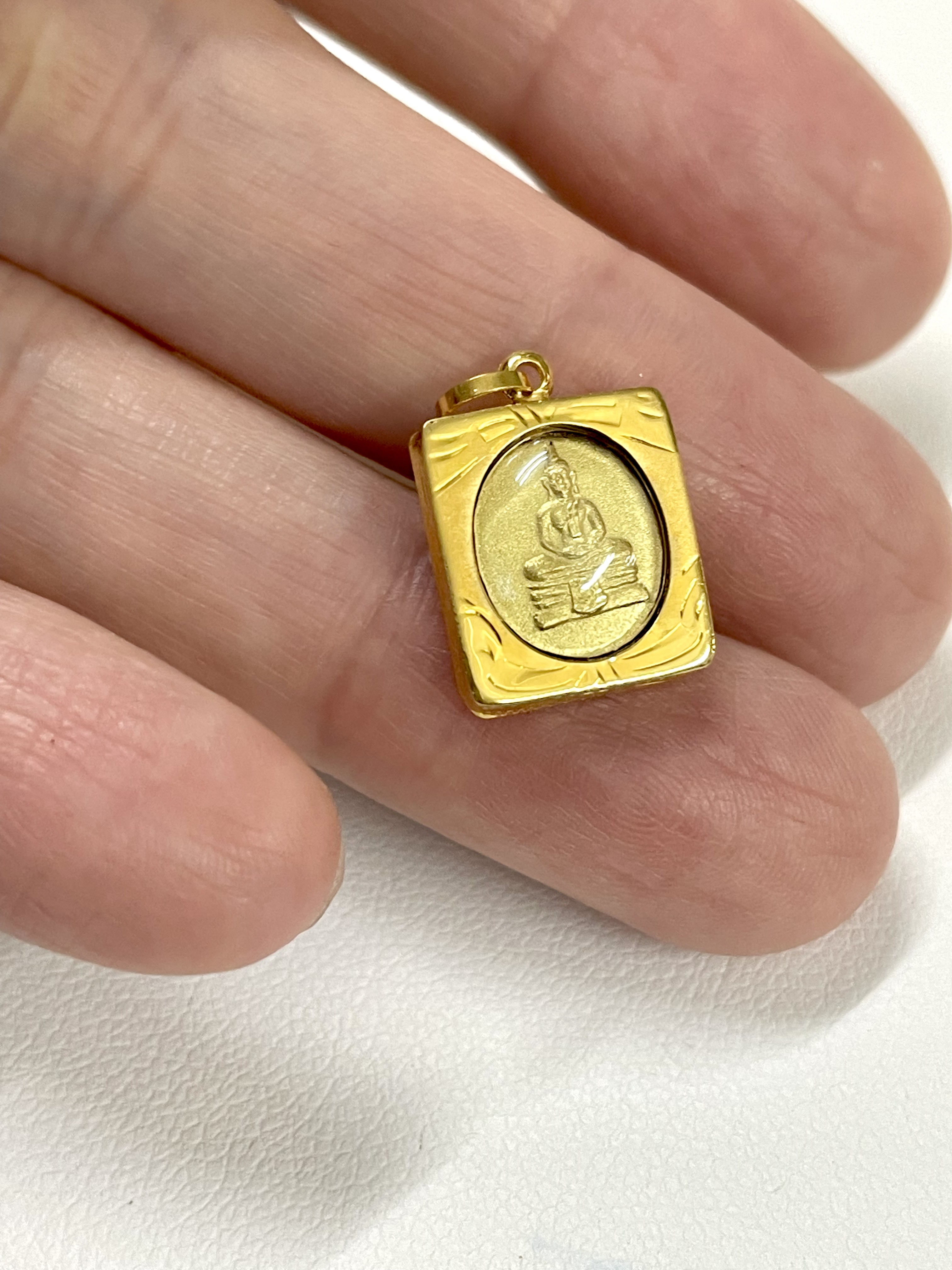 จี้พระหลวงพ่อโสธร กรอบทองแท้