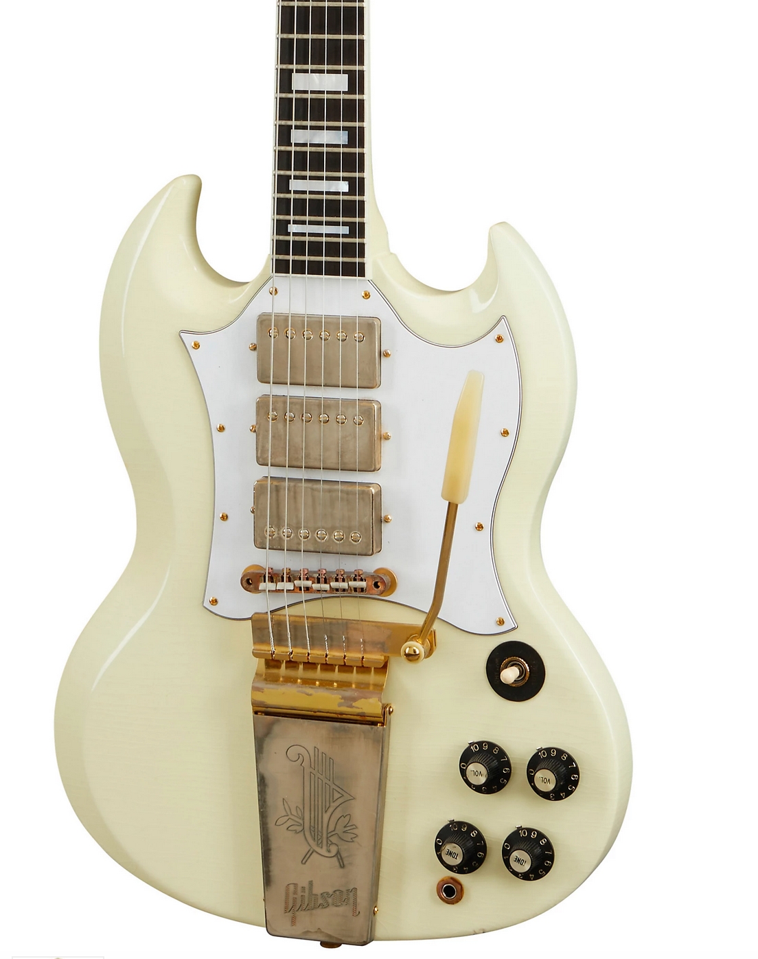 Gibson Custom 1967 Jimi Hendrix SG Custom Aged Electric Guitar Classic White