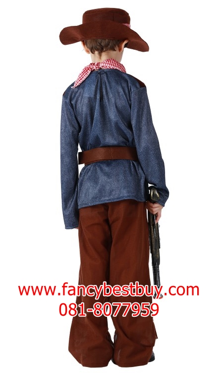 ชุดแฟนซีเด็ก ชุดคาวบอย Cowboy ชุดตำรวจคาวบอย มีขนาด L