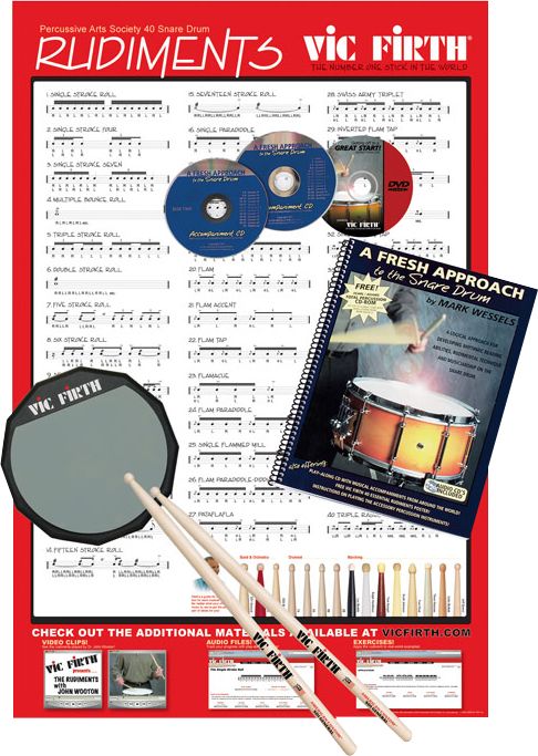 Vic Firth Fresh Approach Starter Pack