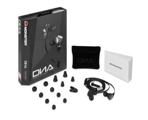 Monster DNA In-Ear Headphones with Apple Control Talk - Black