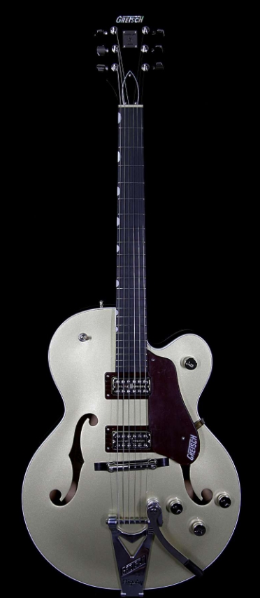 GRETSCH G6118T 135TH ANNIVERSARY LTD W/ BIGSBY EBONY FINGERBOARD 2 TONE CASINO GOLDS/CHERRY METALLIC