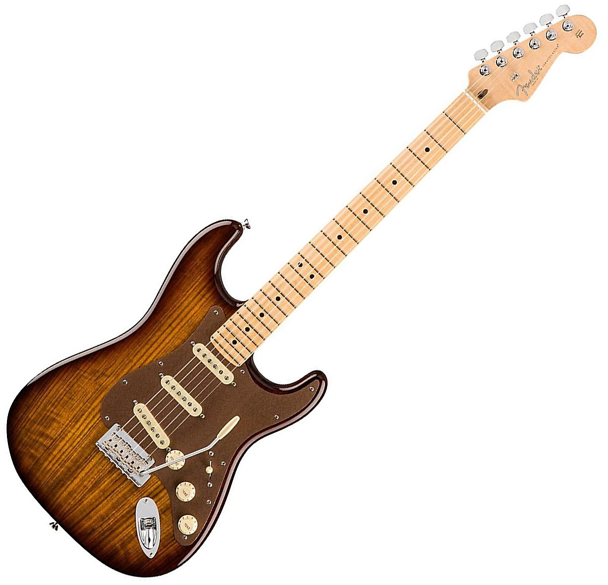 Fender Limited Edition Shedua Top Stratocaster - Shaded Edge Burst