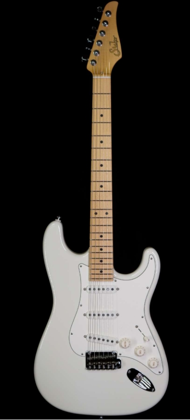 SUHR CLASSIC S SSS QUATER-SAWN MAPLE NECK OLYMPIC WHITE
