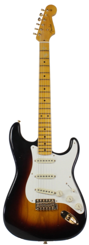 Fender Custom Shop 57 Vintage Custom Relic Strat Guitar, Wide Fade 2TS