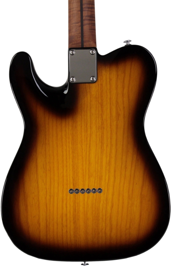 Suhr Select Classic T Roasted, Flamed, Swamp Ash, 2-Tone Tobacco Burst