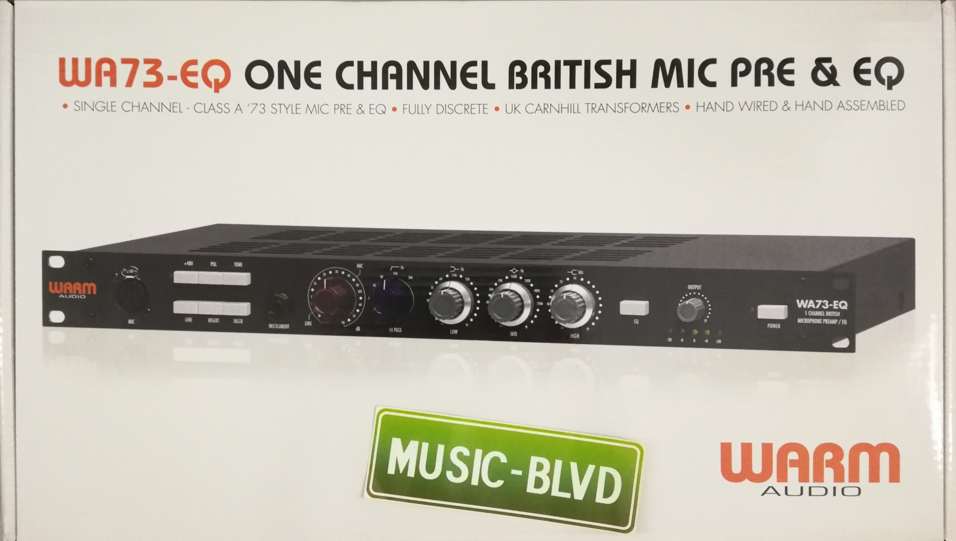Warm Audio WA73-EQ Microphone Preamp & EQ