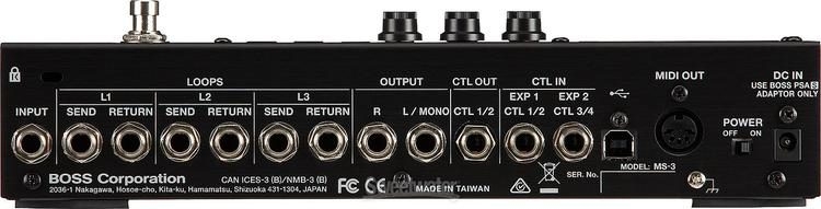 Boss MS-3 Multi Effects Switcher