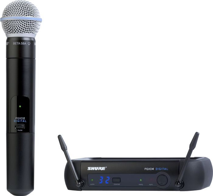 Shure PGXD24/Beta58A Digital Wireless System with Beta 58A Mic