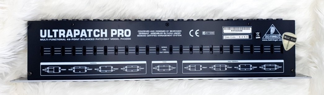 Behringer Ultrapatch Pro PX3000 48-point 1/4" TRS Balanced Patchbay