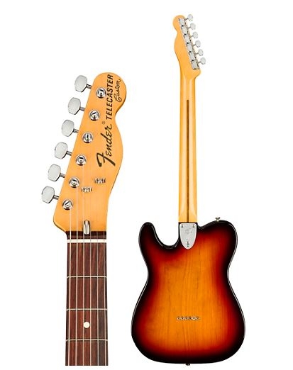 Fender American Original 70s Telecaster Custom Rosewood Fingerboard Electric Guitar 3-Color Sunburst