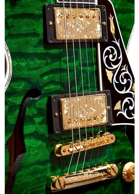 Gibson Custom Bella Voce Electric Guitar - Transparent Green