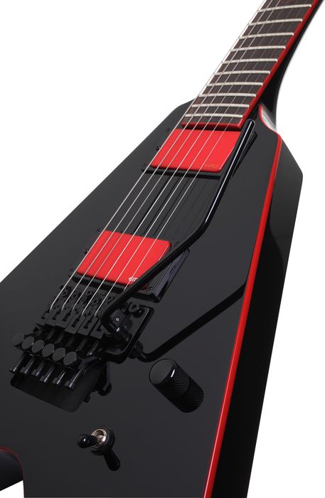 Schecter Guitar Research Gary Holt V-1 Electric Guitar Black