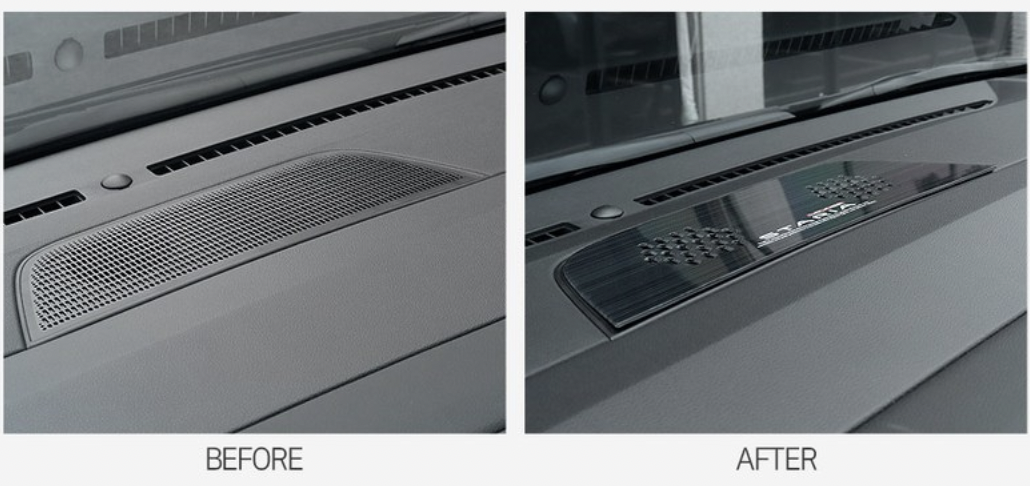 ฝาครอบลำโพงด้านหน้า แผ่นตกแต่งมีสองสี Hyundai STARIA