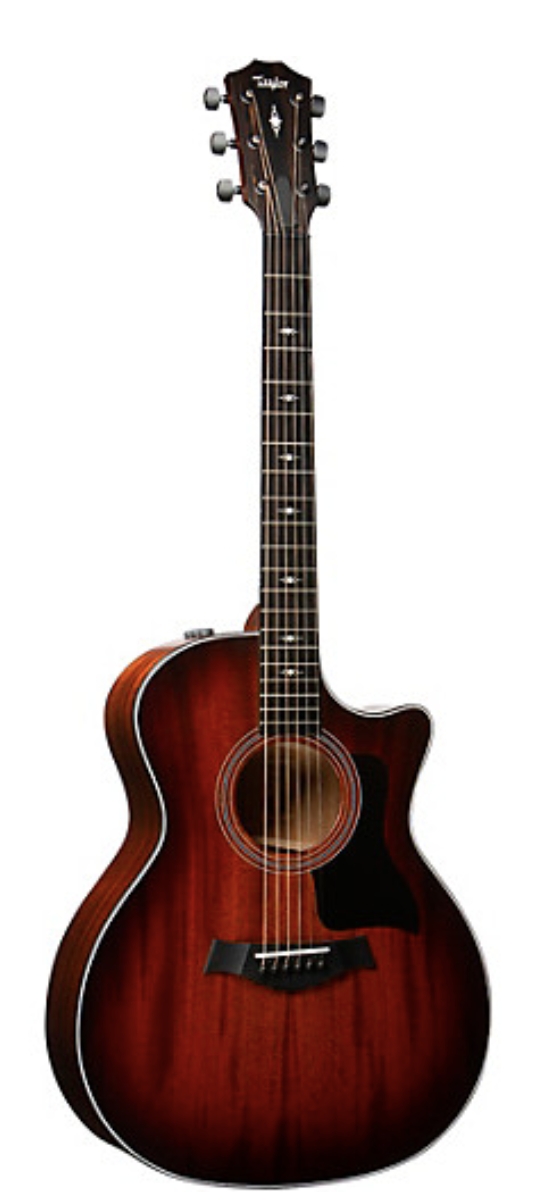 Taylor 324ce V-Class Grand Auditorium Acoustic-Electric Guitar Shaded Edge Burst