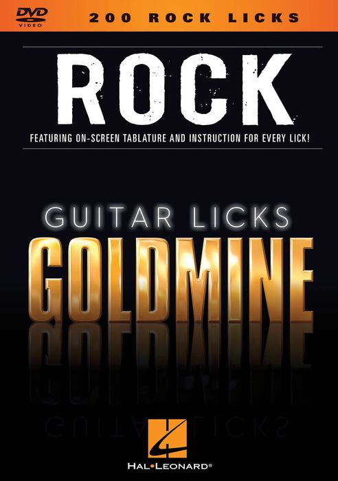 Hal Leonard 200 Rock Licks - Guitar Licks Goldmine DVD Series