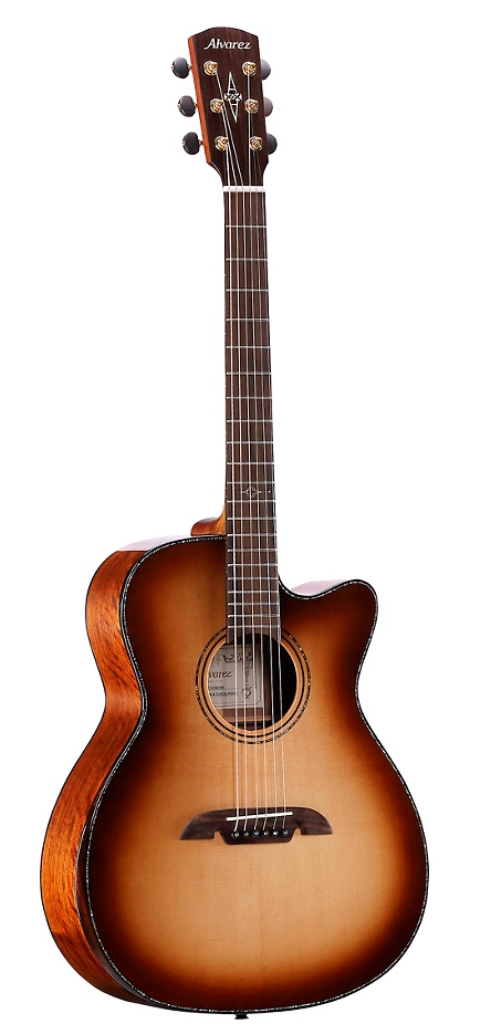 Alvarez MFA70WCEAR Masterworks Folk Acoustic-Electric Guitar Shadow Burst