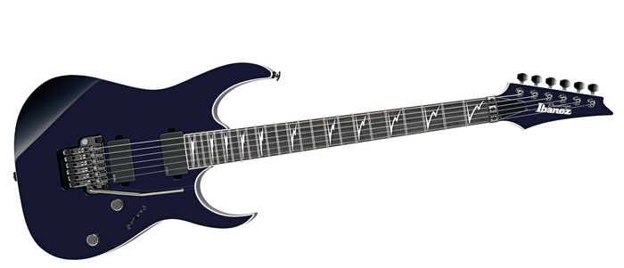 Ibanez Prestige RG3520ZE Electric Guitar Dark Tide Blue