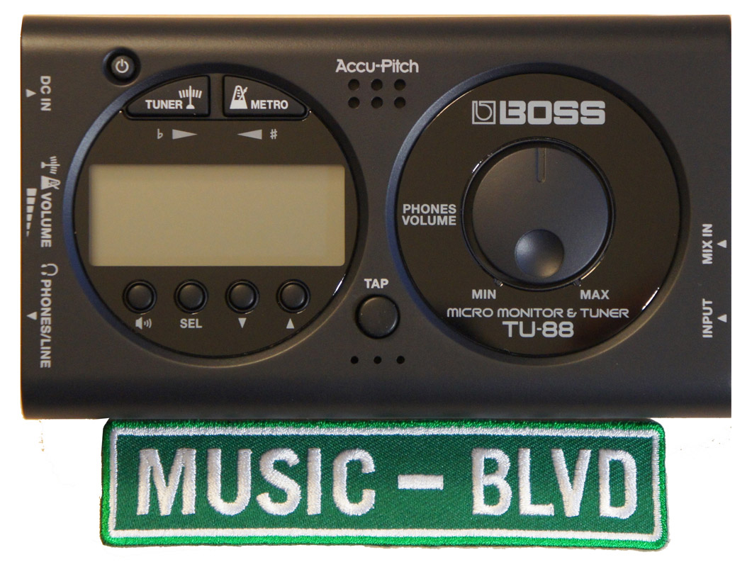 Boss TU-88 Micro Monitor & Tuner for Guitar & Bass