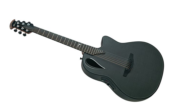 Ovation Adamas Tear Drop Deep Contour Acoustic-Electric Guitar Natural Woven Top