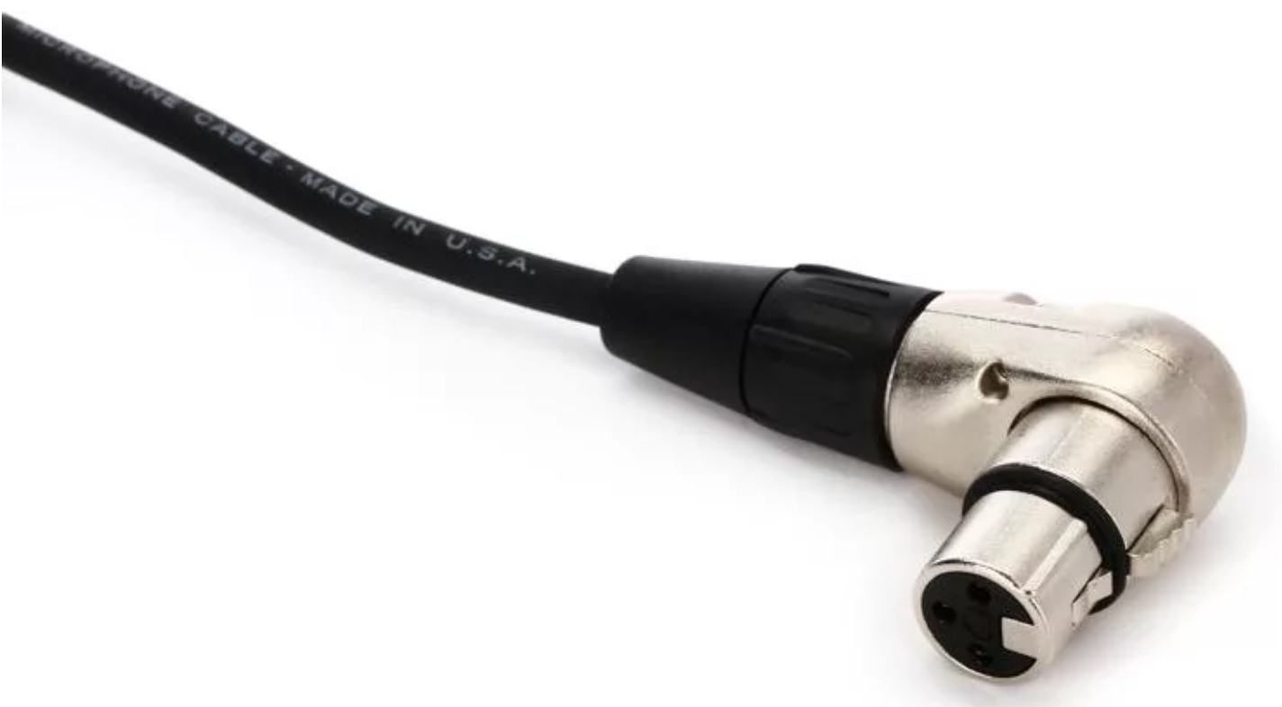 RapcoHorizon CRM1-25AM XLRM-XLRF Angled Mic Cable - 25-feet